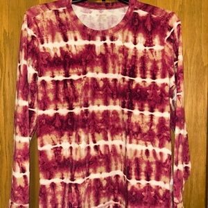 Columbia Burgundy Tie-Dye Shirt